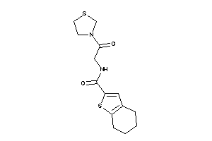 N-(2-keto-2-thiazolidin-3-yl-ethyl)-4,5,6,7-tetrahydrobenzothiophene-2-carboxamide