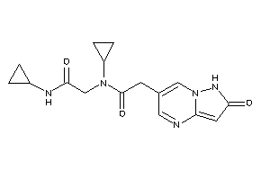 N-cyclopropyl-2-[cyclopropyl-[2-(2-keto-1H-pyrazolo[1,5-a]pyrimidin-6-yl)acetyl]amino]acetamide