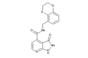 N-(2,3-dihydro-1,4-benzodioxin-5-ylmethyl)-3-keto-1,2-dihydropyrazolo[3,4-b]pyridine-4-carboxamide