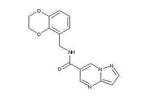 N-(2,3-dihydro-1,4-benzodioxin-5-ylmethyl)pyrazolo[1,5-a]pyrimidine-6-carboxamide