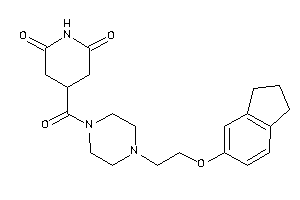 4-[4-(2-indan-5-yloxyethyl)piperazine-1-carbonyl]piperidine-2,6-quinone