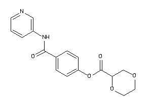 1,4-dioxane-2-carboxylic Acid [4-(3-pyridylcarbamoyl)phenyl] Ester