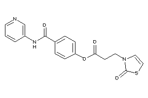 3-(2-keto-4-thiazolin-3-yl)propionic Acid [4-(3-pyridylcarbamoyl)phenyl] Ester