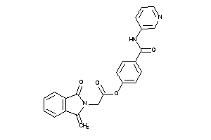 2-(1-keto-3-methylene-isoindolin-2-yl)acetic Acid [4-(3-pyridylcarbamoyl)phenyl] Ester