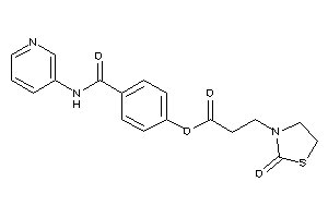 3-(2-ketothiazolidin-3-yl)propionic Acid [4-(3-pyridylcarbamoyl)phenyl] Ester