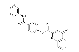 4-ketochromene-2-carboxylic Acid [4-(3-pyridylcarbamoyl)phenyl] Ester