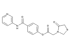 2-(4-ketothiazolidin-3-yl)acetic Acid [4-(3-pyridylcarbamoyl)phenyl] Ester