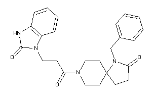 1-benzyl-8-[3-(2-keto-3H-benzimidazol-1-yl)propanoyl]-1,8-diazaspiro[4.5]decan-2-one