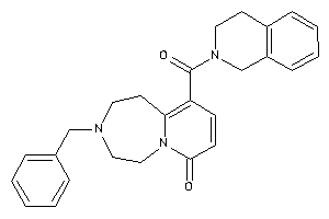 3-benzyl-10-(3,4-dihydro-1H-isoquinoline-2-carbonyl)-1,2,4,5-tetrahydropyrido[2,1-g][1,4]diazepin-7-one