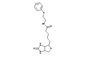 5-(2-keto-1,3,3a,4,6,6a-hexahydrothieno[3,4-d]imidazol-4-yl)-N-(2-phenoxyethyl)valeramide