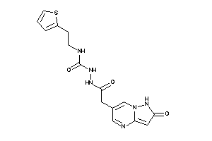 1-[[2-(2-keto-1H-pyrazolo[1,5-a]pyrimidin-6-yl)acetyl]amino]-3-[2-(2-thienyl)ethyl]urea