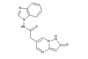 N-(benzimidazol-1-yl)-2-(2-keto-1H-pyrazolo[1,5-a]pyrimidin-6-yl)acetamide