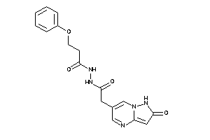 N'-[2-(2-keto-1H-pyrazolo[1,5-a]pyrimidin-6-yl)acetyl]-3-phenoxy-propionohydrazide