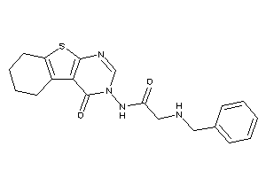 2-(benzylamino)-N-(4-keto-5,6,7,8-tetrahydrobenzothiopheno[2,3-d]pyrimidin-3-yl)acetamide