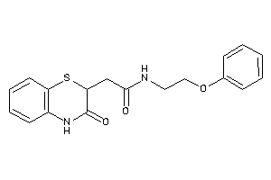 2-(3-keto-4H-1,4-benzothiazin-2-yl)-N-(2-phenoxyethyl)acetamide