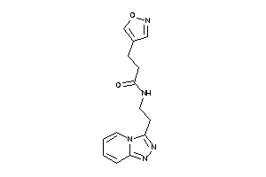 3-isoxazol-4-yl-N-[2-([1,2,4]triazolo[4,3-a]pyridin-3-yl)ethyl]propionamide