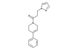 1-(4-phenyl-3,6-dihydro-2H-pyridin-1-yl)-3-pyrazol-1-yl-propan-1-one