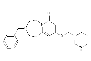 3-benzyl-9-(3-piperidylmethoxy)-1,2,4,5-tetrahydropyrido[2,1-g][1,4]diazepin-7-one