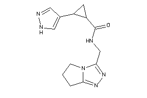 N-(6,7-dihydro-5H-pyrrolo[2,1-c][1,2,4]triazol-3-ylmethyl)-2-(1H-pyrazol-4-yl)cyclopropanecarboxamide