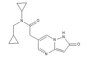 N-cyclopropyl-N-(cyclopropylmethyl)-2-(2-keto-1H-pyrazolo[1,5-a]pyrimidin-6-yl)acetamide