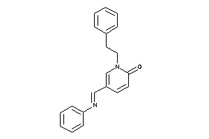 1-phenethyl-5-(phenyliminomethyl)-2-pyridone