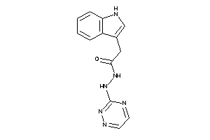 2-(1H-indol-3-yl)-N'-(1,2,4-triazin-3-yl)acetohydrazide