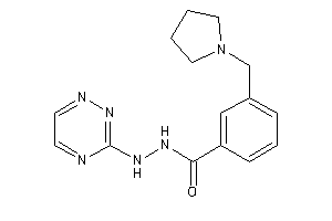 3-(pyrrolidinomethyl)-N'-(1,2,4-triazin-3-yl)benzohydrazide