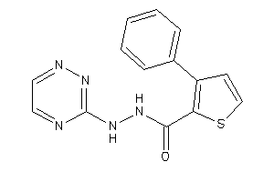 3-phenyl-N'-(1,2,4-triazin-3-yl)thiophene-2-carbohydrazide
