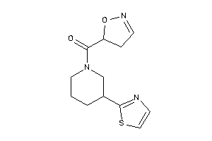 2-isoxazolin-5-yl-(3-thiazol-2-ylpiperidino)methanone