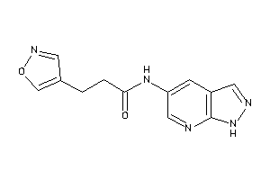 3-isoxazol-4-yl-N-(1H-pyrazolo[3,4-b]pyridin-5-yl)propionamide