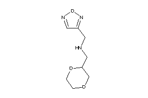 1,4-dioxan-2-ylmethyl(furazan-3-ylmethyl)amine
