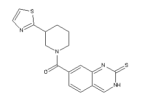 (3-thiazol-2-ylpiperidino)-(2-thioxo-3H-quinazolin-7-yl)methanone