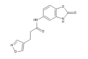 3-isoxazol-4-yl-N-(2-keto-3H-1,3-benzoxazol-5-yl)propionamide