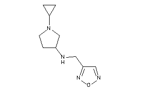 (1-cyclopropylpyrrolidin-3-yl)-(furazan-3-ylmethyl)amine