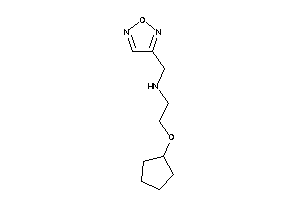 2-(cyclopentoxy)ethyl-(furazan-3-ylmethyl)amine