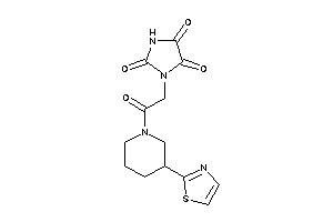 1-[2-keto-2-(3-thiazol-2-ylpiperidino)ethyl]imidazolidine-2,4,5-trione