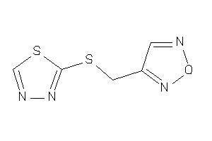 3-[(1,3,4-thiadiazol-2-ylthio)methyl]furazan