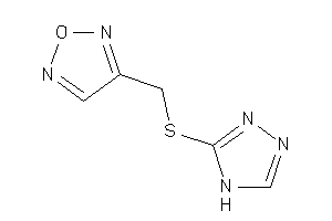 3-[(4H-1,2,4-triazol-3-ylthio)methyl]furazan