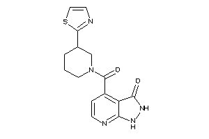 4-(3-thiazol-2-ylpiperidine-1-carbonyl)-1,2-dihydropyrazolo[3,4-b]pyridin-3-one