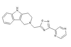 3-pyrazin-2-yl-5-(1,3,4,5-tetrahydropyrido[4,3-b]indol-2-ylmethyl)-1,2,4-oxadiazole