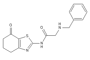 2-(benzylamino)-N-(7-keto-5,6-dihydro-4H-1,3-benzothiazol-2-yl)acetamide