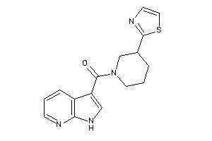 Image of 1H-pyrrolo[2,3-b]pyridin-3-yl-(3-thiazol-2-ylpiperidino)methanone