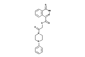 4-keto-3H-phthalazine-1-carboxylic Acid [2-keto-2-(4-phenylpiperazino)ethyl] Ester