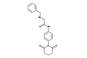 2-(benzylamino)-N-(4-glutarimidophenyl)acetamide