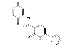 6-(2-furyl)-2-keto-N-(4-keto-1H-pyridin-3-yl)-1H-pyridine-3-carboxamide