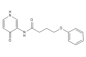 N-(4-keto-1H-pyridin-3-yl)-4-phenoxy-butyramide