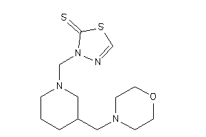 3-[[3-(morpholinomethyl)piperidino]methyl]-1,3,4-thiadiazole-2-thione