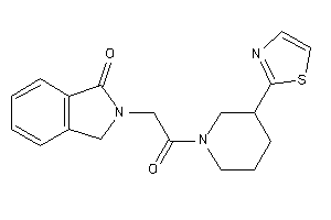 2-[2-keto-2-(3-thiazol-2-ylpiperidino)ethyl]isoindolin-1-one