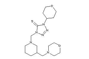 1-[[3-(morpholinomethyl)piperidino]methyl]-4-tetrahydropyran-4-yl-tetrazole-5-thione