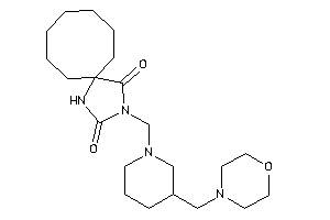Image of 3-[[3-(morpholinomethyl)piperidino]methyl]-1,3-diazaspiro[4.7]dodecane-2,4-quinone